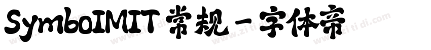 SymboIMIT 常规字体转换